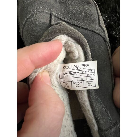Koolaburra by UGG Graisen Slipper Casual Shoe, No. 1115871, Size 10, Color Grey - Picture 4 of 6